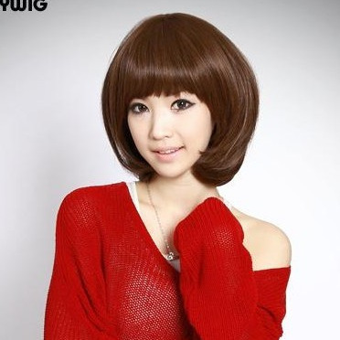 外貿假發女時尚BOBO頭 女生短發新款速賣通wig甜美可愛型 s2011
